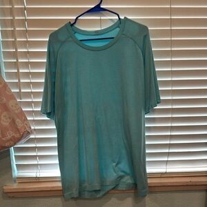 Lululemon Athletica Metal Vent Tech Blue Short Sleeve Tee